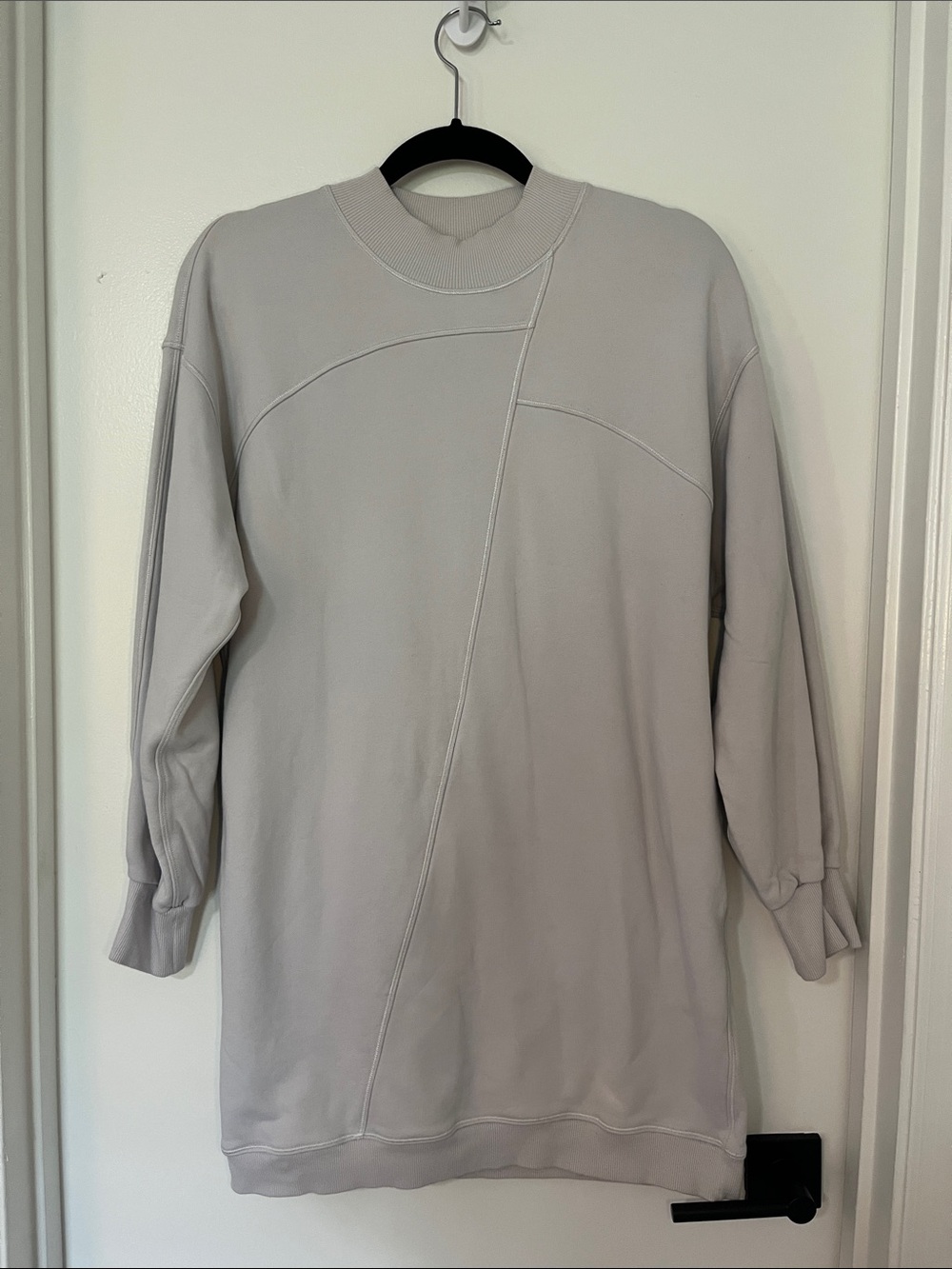 Lululemon Broken Beats Oversized Sweatshirt Dress Grey Size XS
